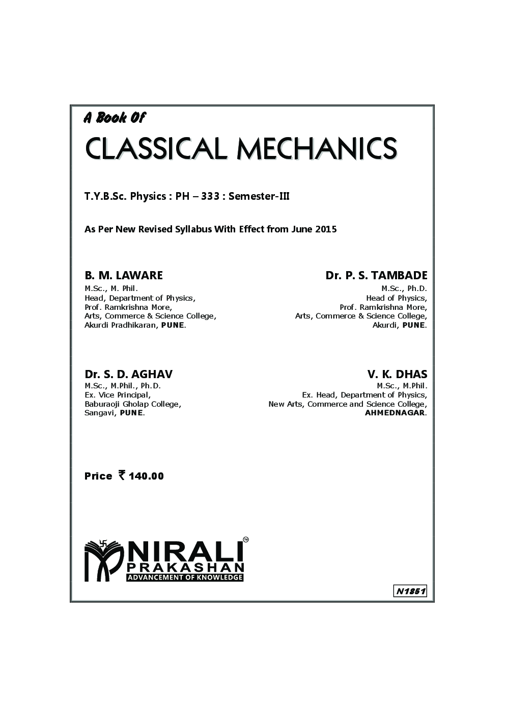 A Book Of Classical Mechanics - Page 2