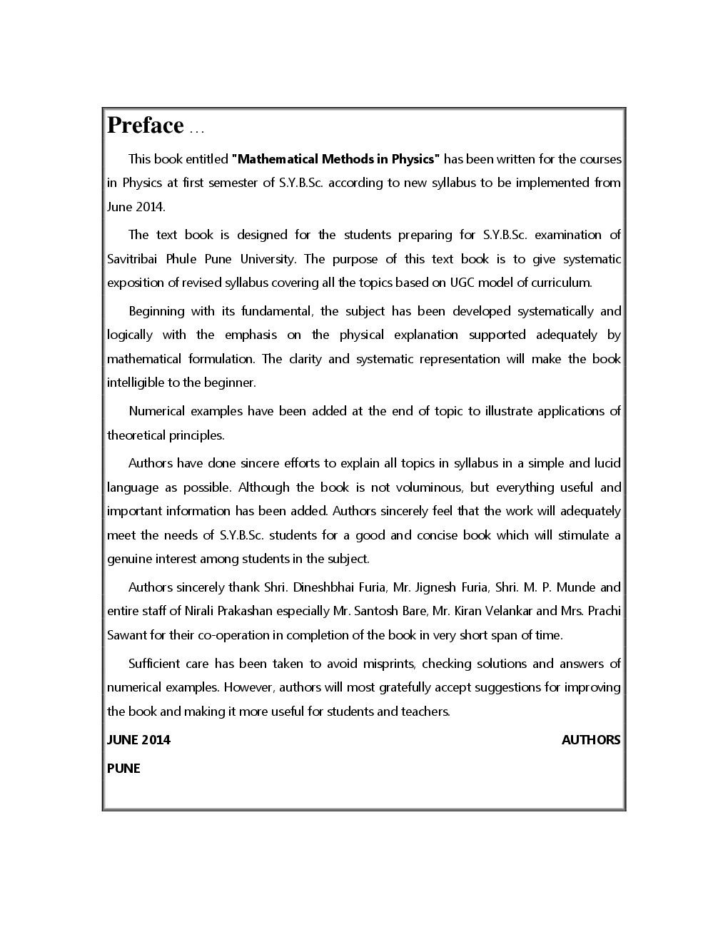 A Textbook Of Mathematical Methods in Physics - Page 4