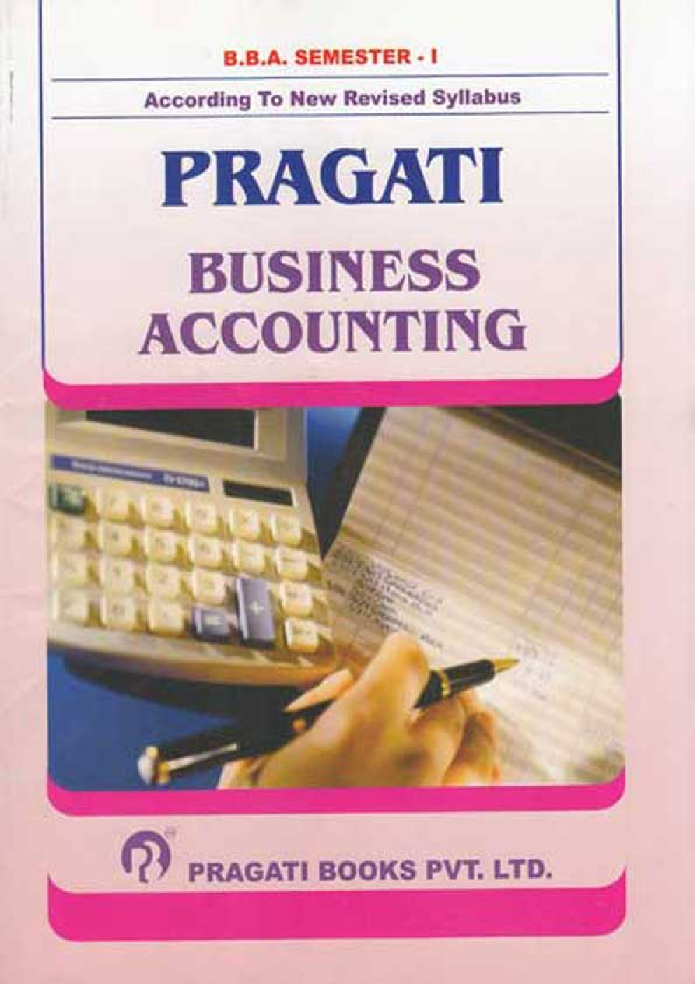 Download Business Accounting For BBA First Semester PDF Online
