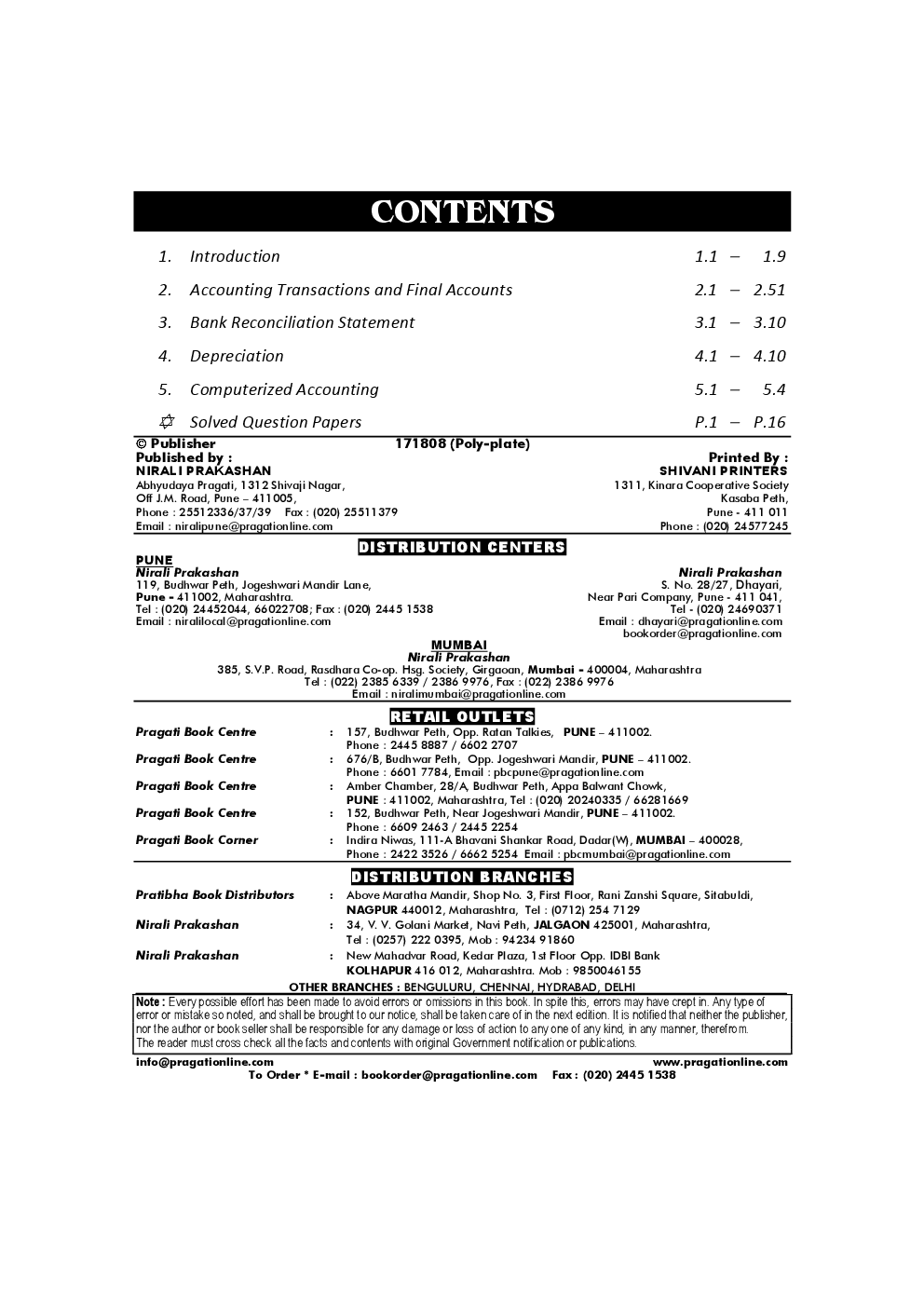 Business Accounting For BBA First Semester - Page 3