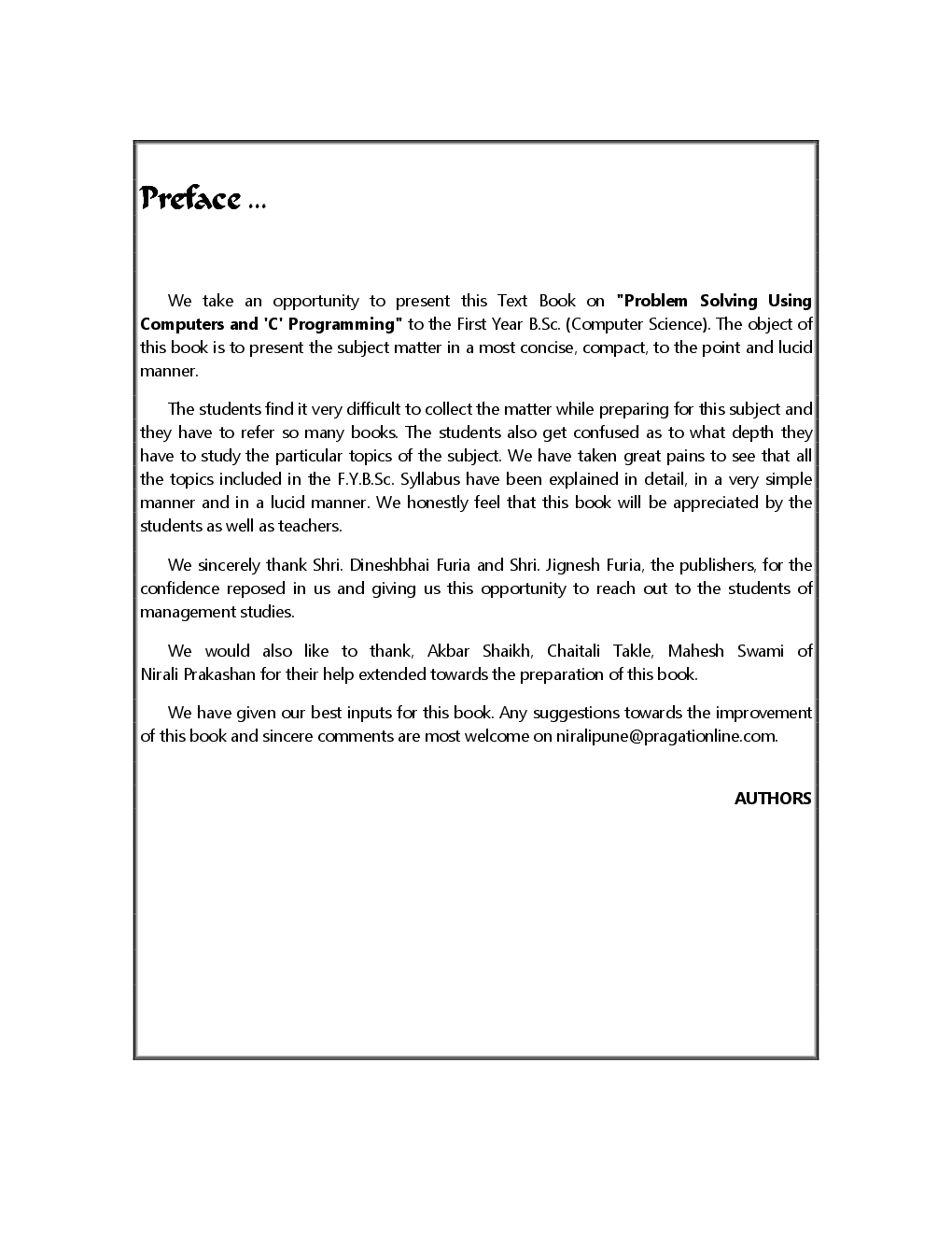 Problem Solving Using Computers And \'\'C\'\' Programming - Page 4