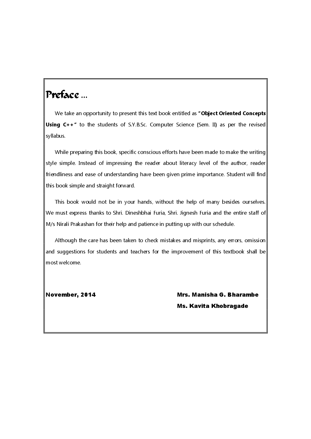 Object Oriented Concepts Using C++ - Page 4