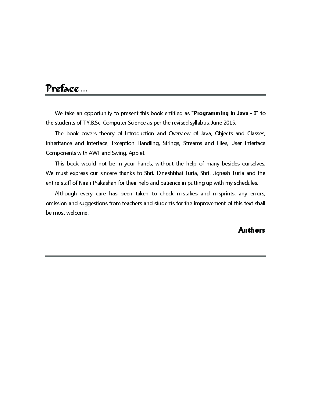 Programming In Java - I Paper - V - Page 4