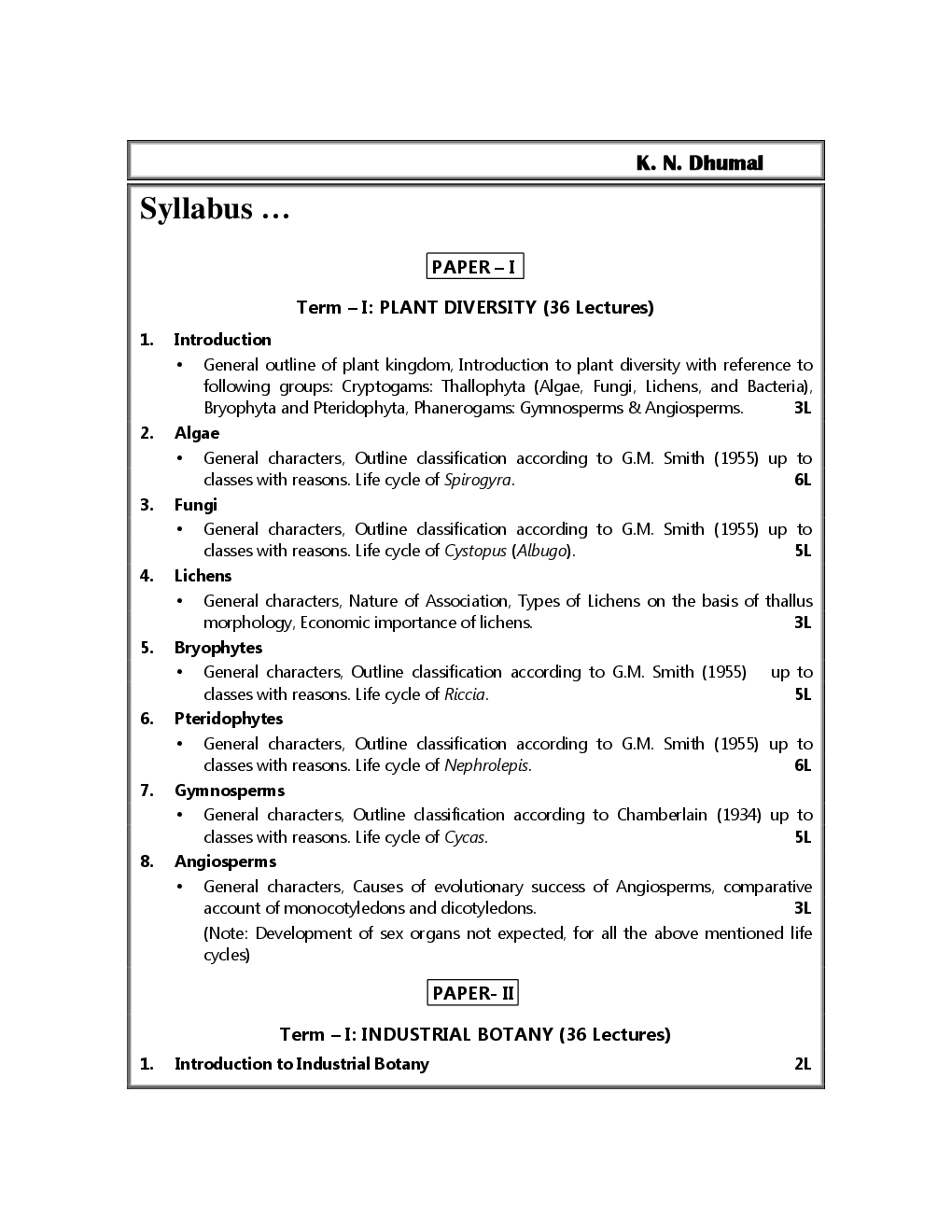 Fundamentals Of Botany Plant Diversity And Industrial Botany - Page 5