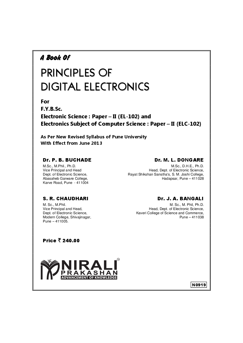 Principles Of Digital Electronics - Page 2