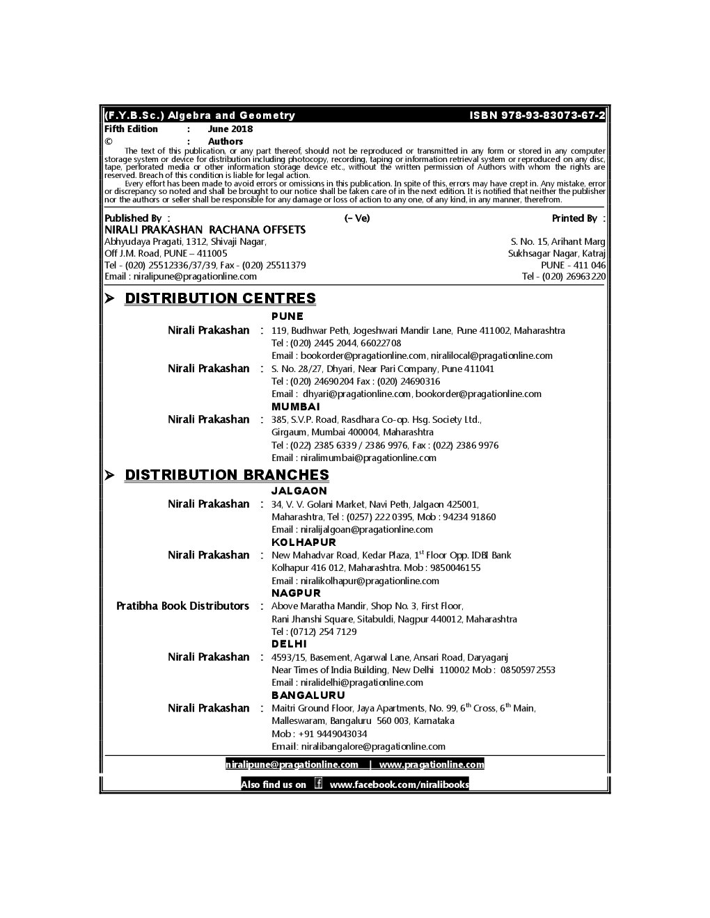 Algebra And Geometry - Page 3