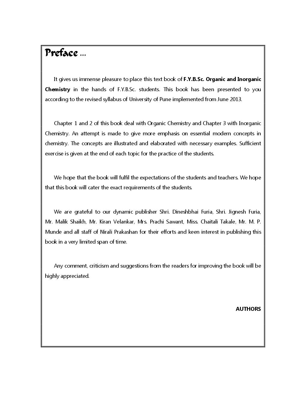 Organic And Inorganic Chemistry Paper - II (Term - II) - Page 4