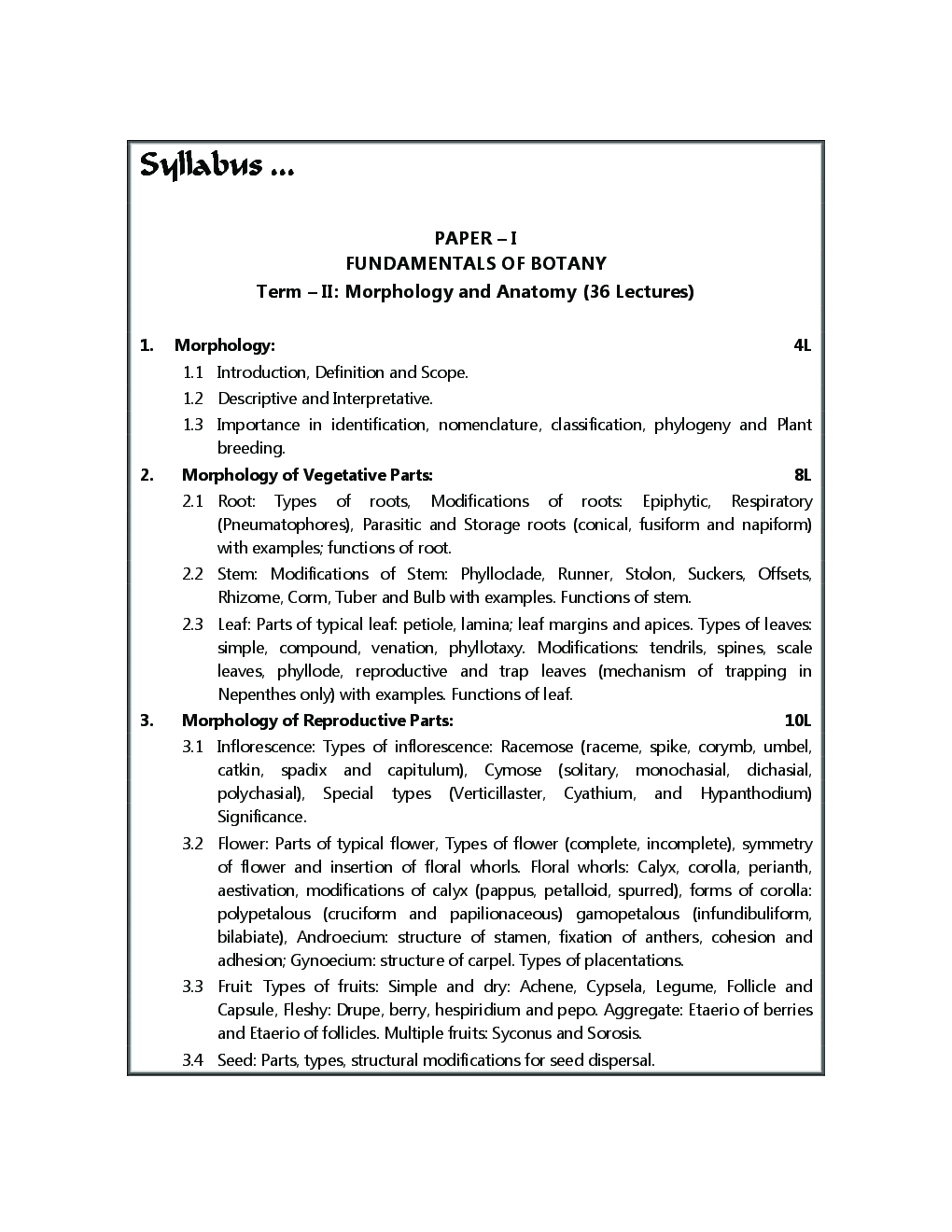 Fundamentals Of Botany Morphology, Anatomy And Industrial Botany - Page 5
