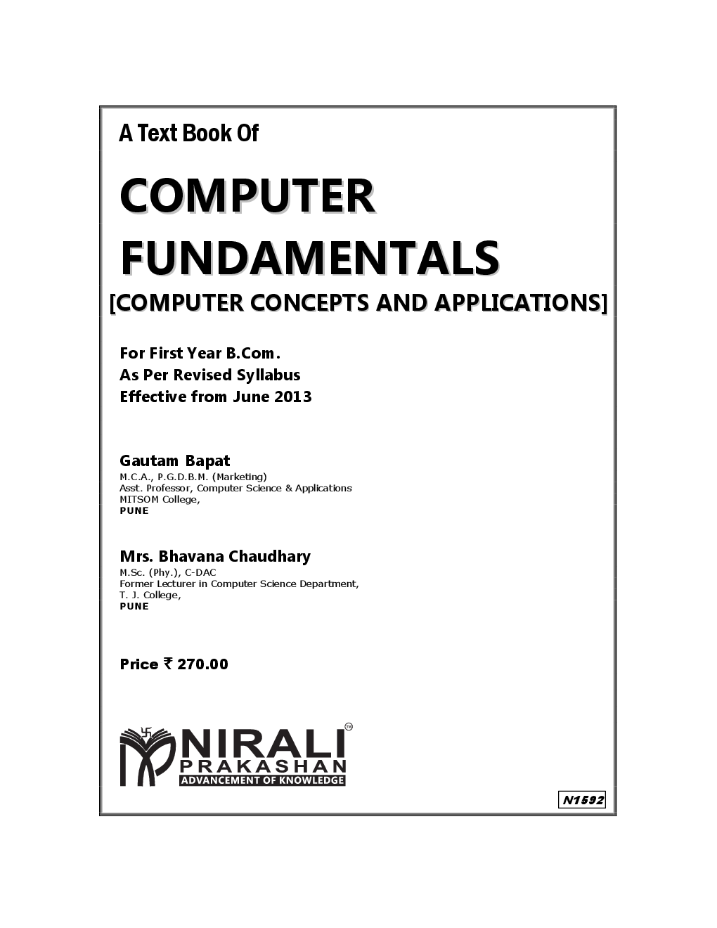 Computer Fundamentals (Computer Concepts And Appliications) - Page 2