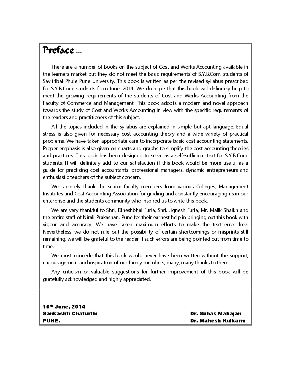 Cost And Works Accounting (Special Paper - I) 206-e - Page 4