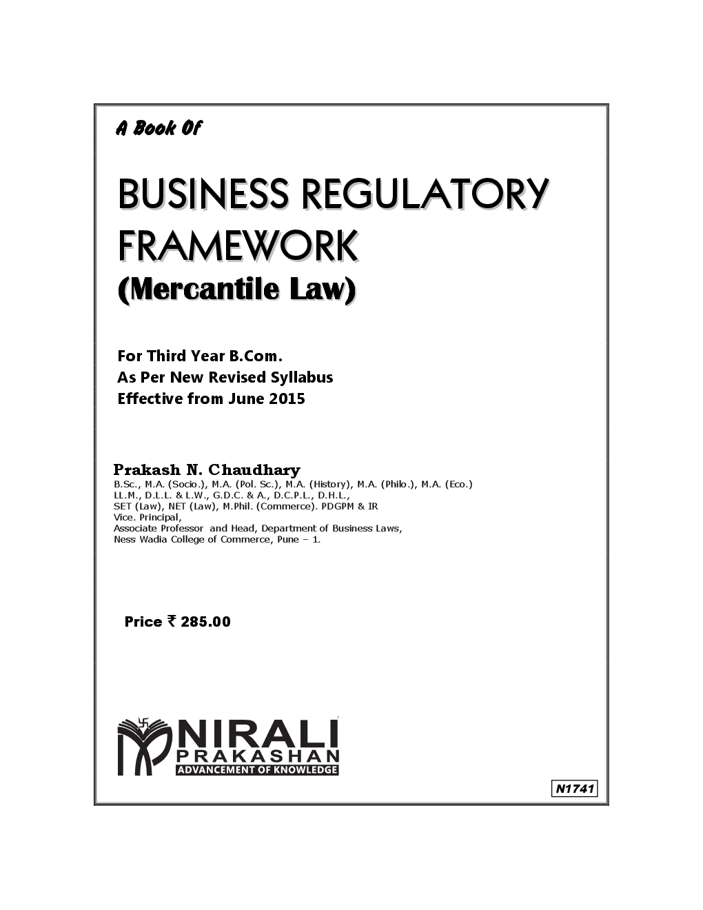 Business Regulatory Framework (Mercantile Law) - Page 2