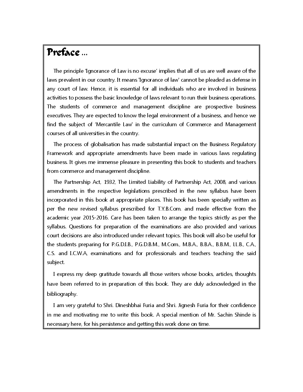 Business Regulatory Framework (Mercantile Law) - Page 4