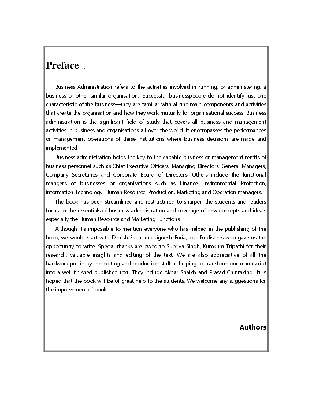 Business Administration Paper - II - Page 4