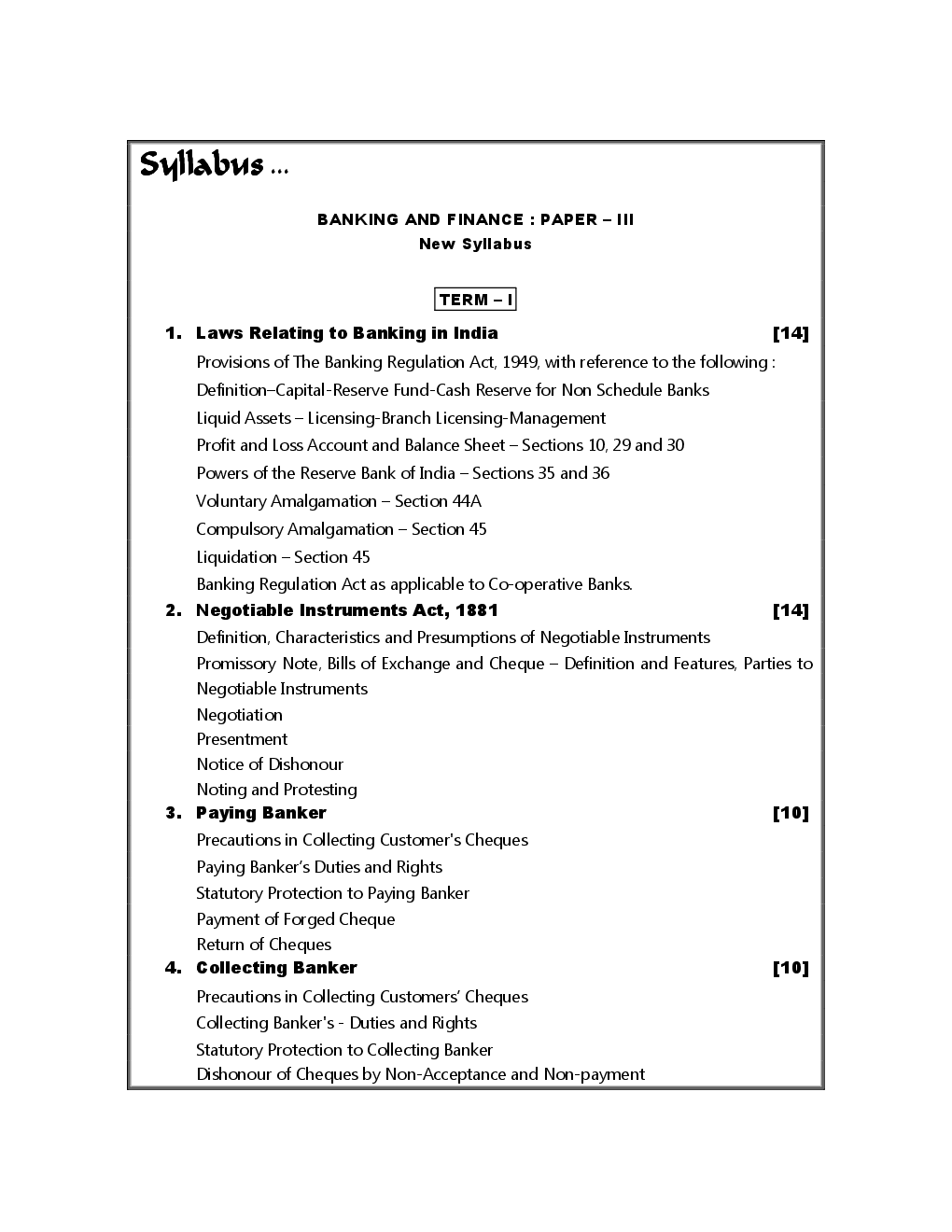 Banking And Finance Paper - III - Page 5