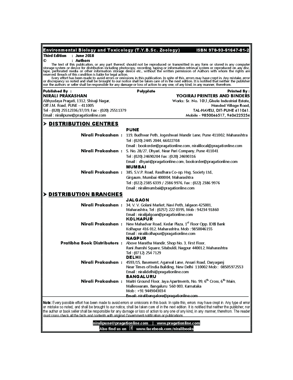 Environmental Biology And Toxicology - Page 3