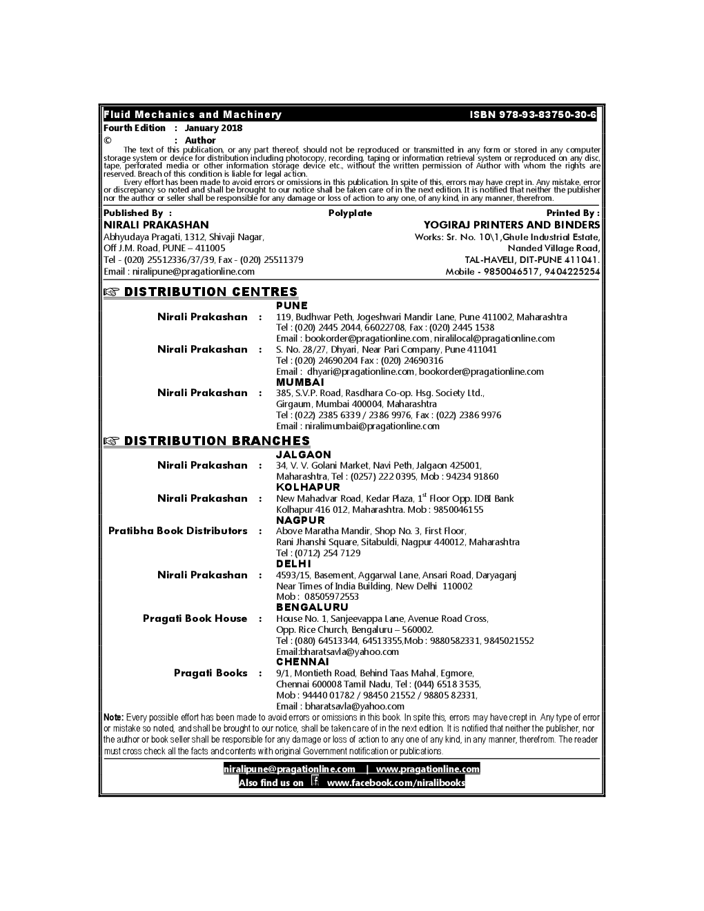 Fluid Mechanics And Machinery - Page 3