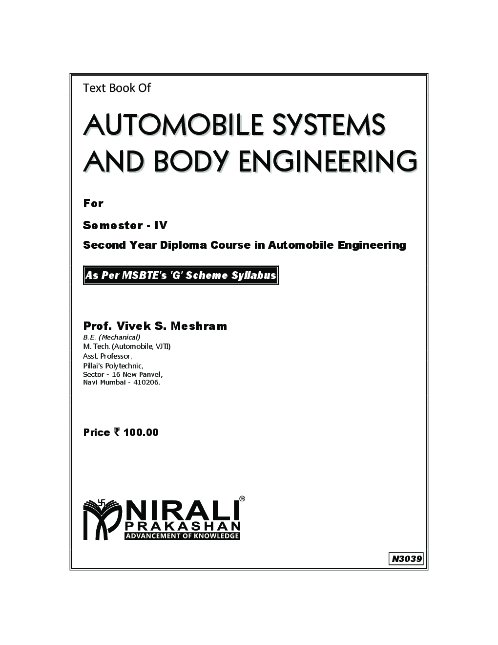 Automobile Systems And Body Engineering - Page 2