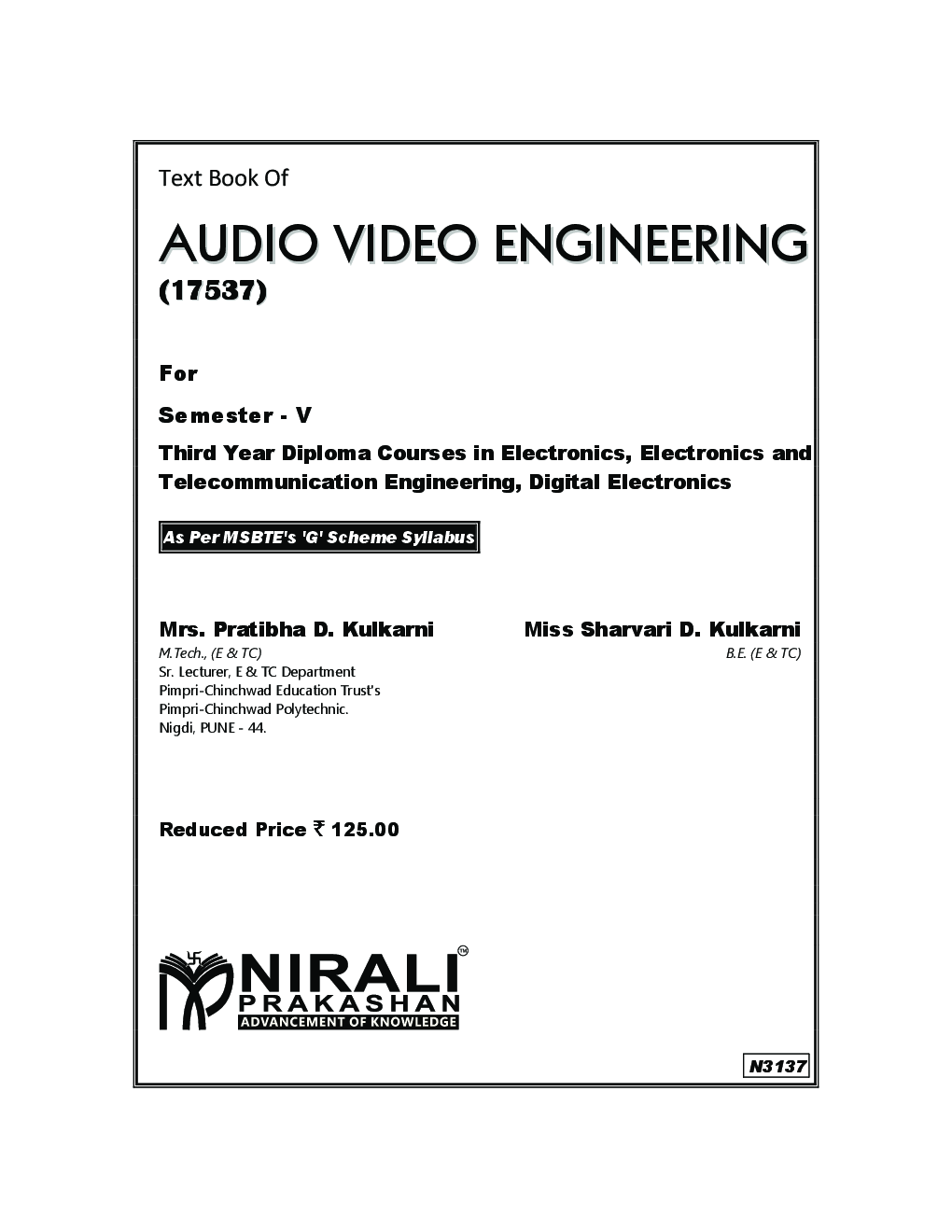 Audio Video Engineering (17537) - Page 2
