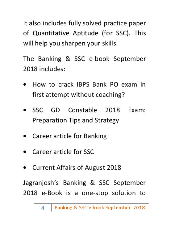 Banking & SSC September 2018 E-Book - Page 5