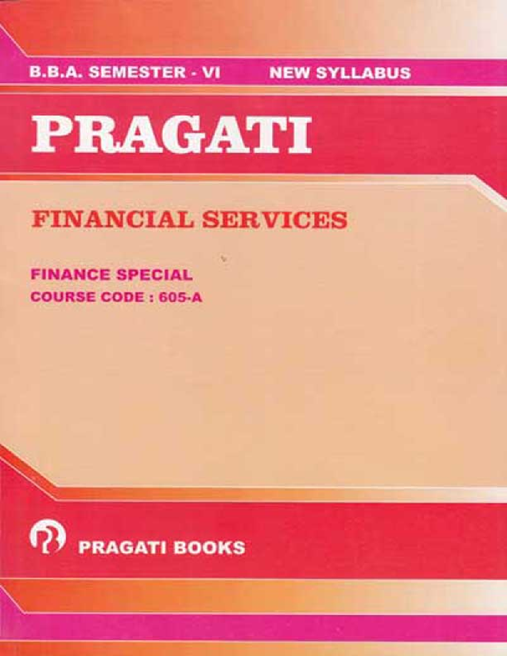 Financial Services (Finance Special : Paper III) - Page 1