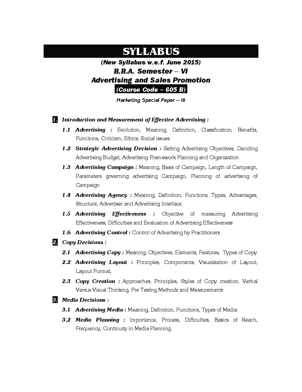 Advertising And Sales Promotion Marketing Special Paper – III - Page 4