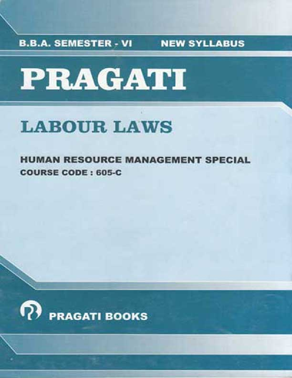 Labour Laws Human Resource Management − Special Paper III - Page 1