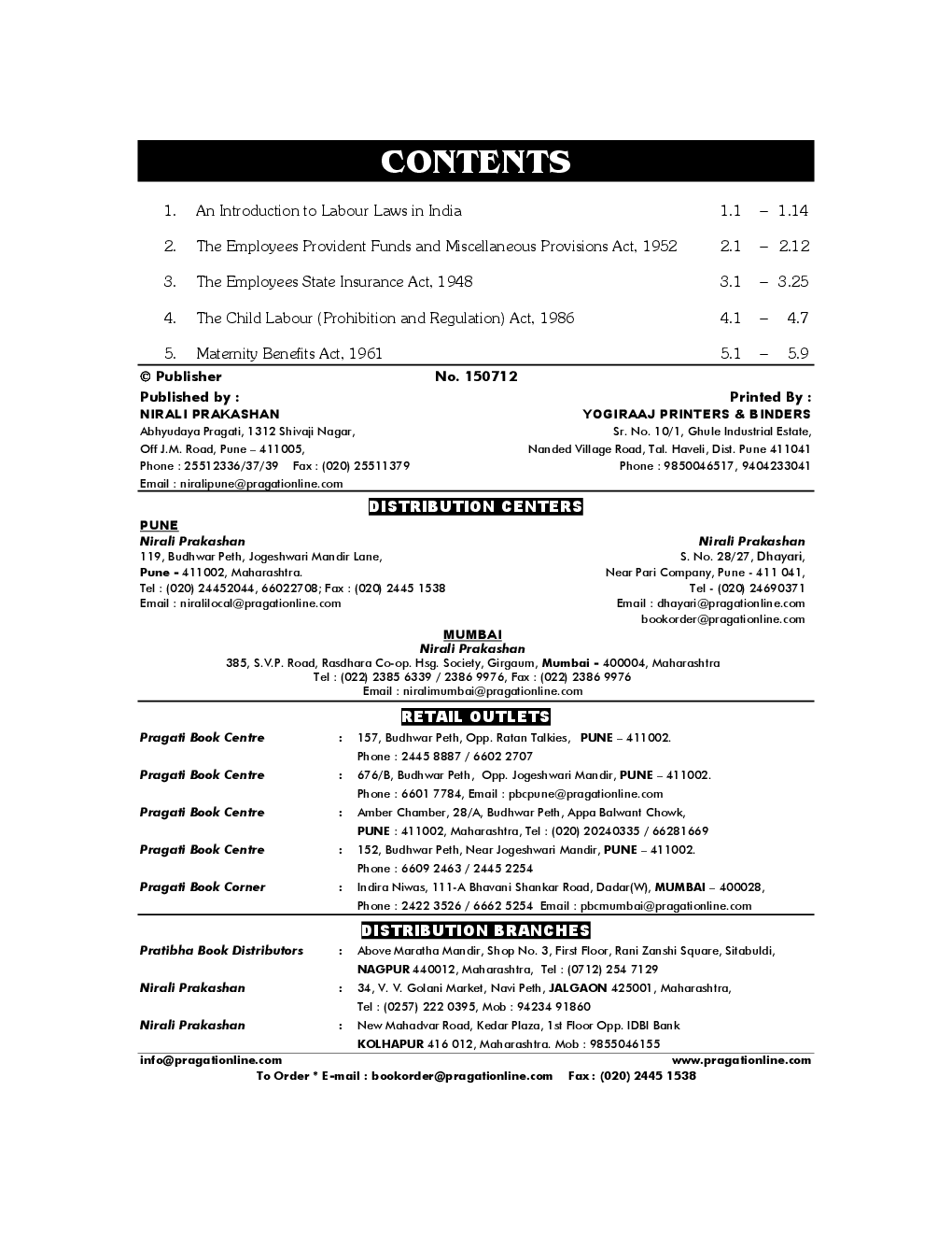 Labour Laws Human Resource Management − Special Paper III - Page 3