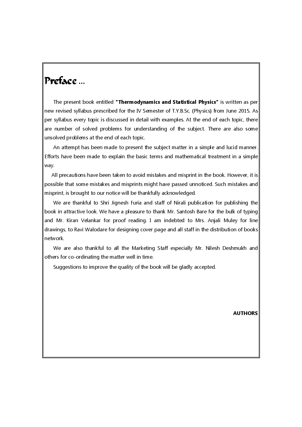 Thermodynamics And Statistical Physics - Page 4