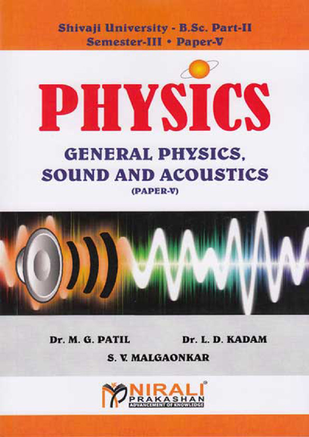 Physics General Physics, Sound And Acoustics (Paper - V) - Page 1