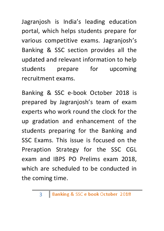 Banking & SSC October 2018 E-Book - Page 4