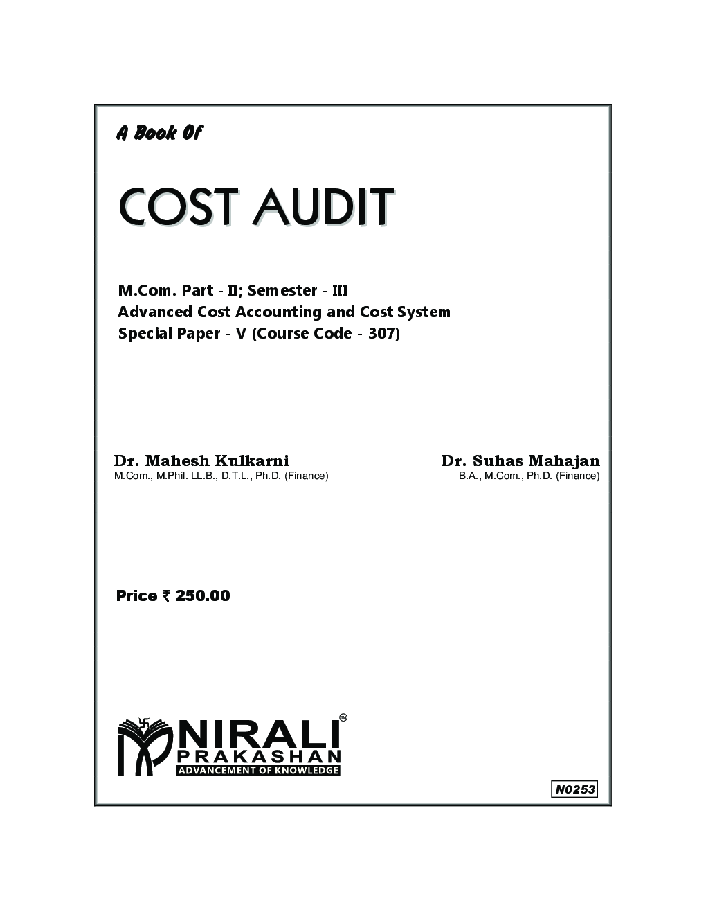 Cost Audit - Page 2