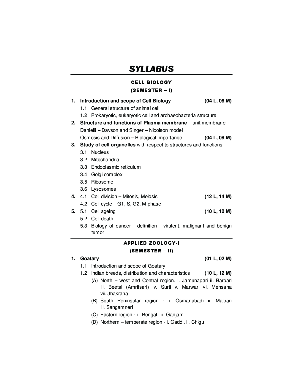 Cell Biology & Applied Zoology - I - Page 5