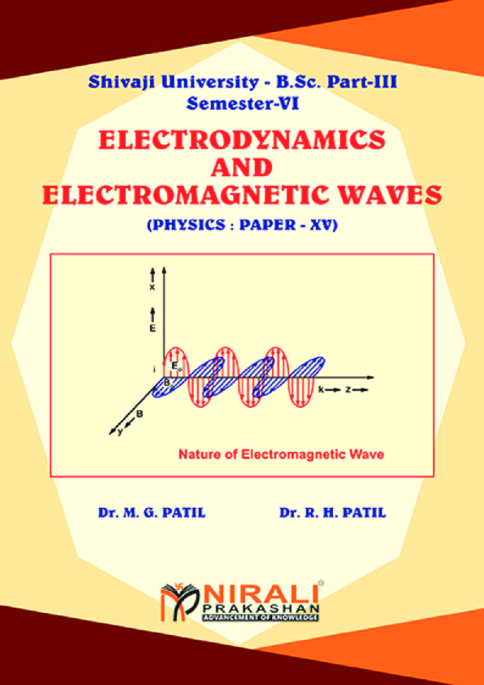 Electrodynamics & Electromagnetic Waves (Physics Paper - XV) - Page 1
