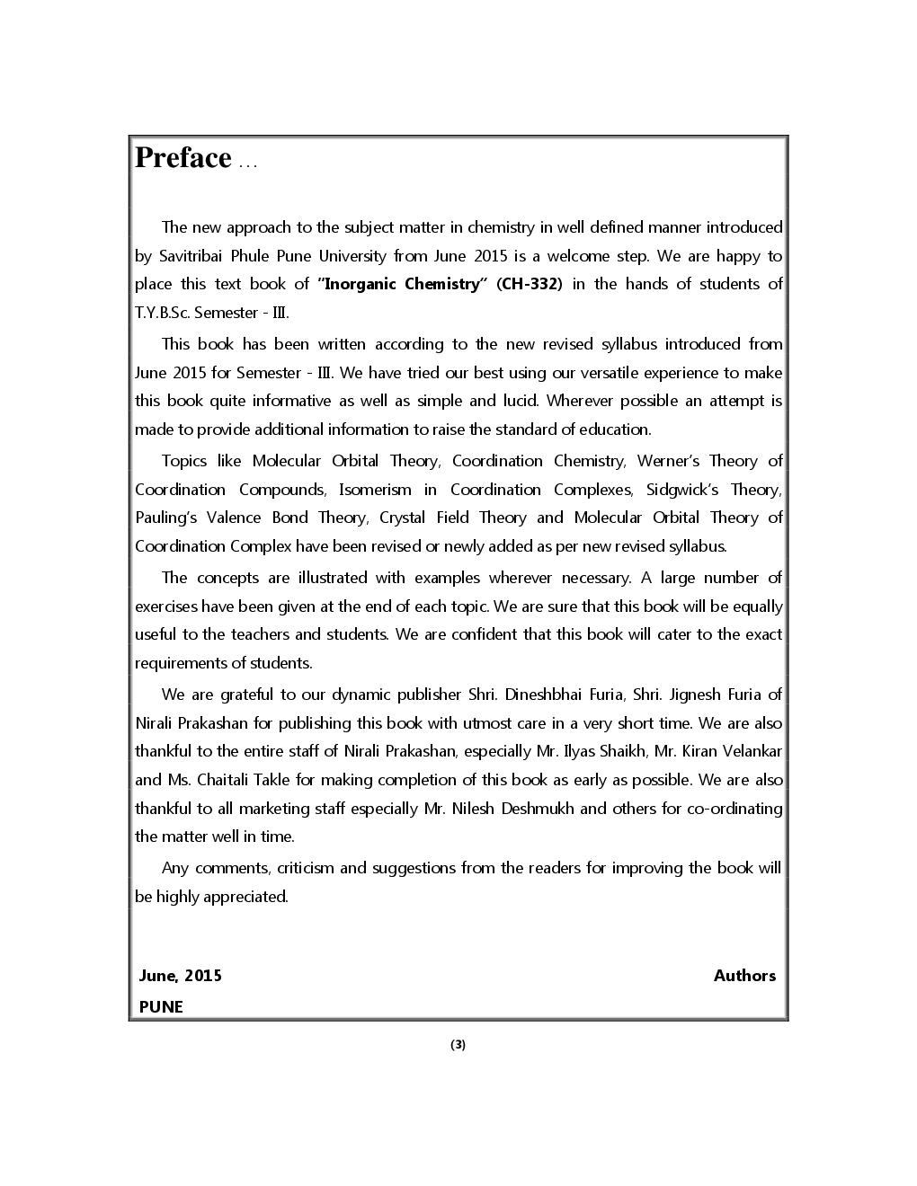 Inorganic Chemistry B.Sc Sem - III - Page 4