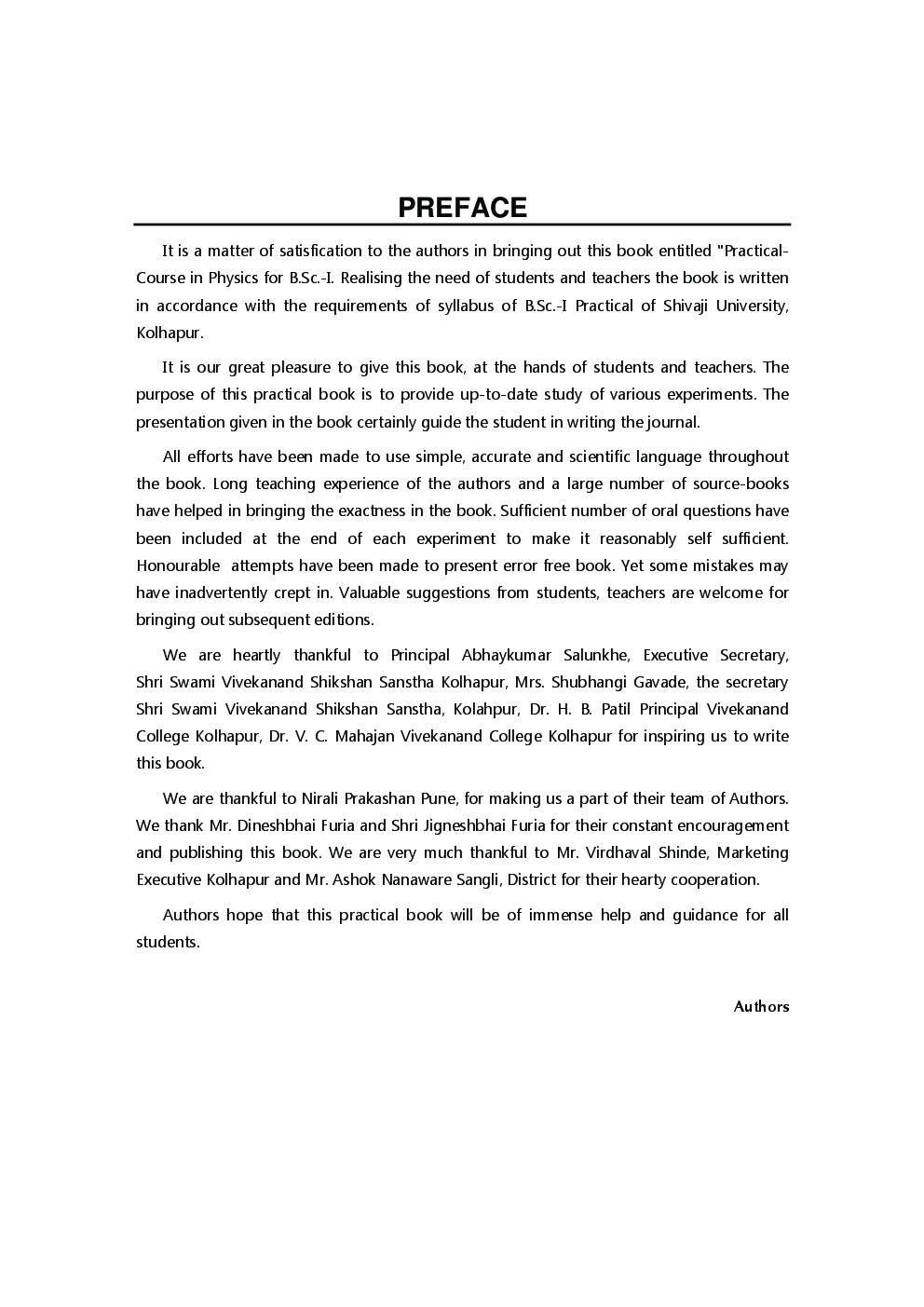 Practical Course In Physics B.Sc Part - I - Page 4