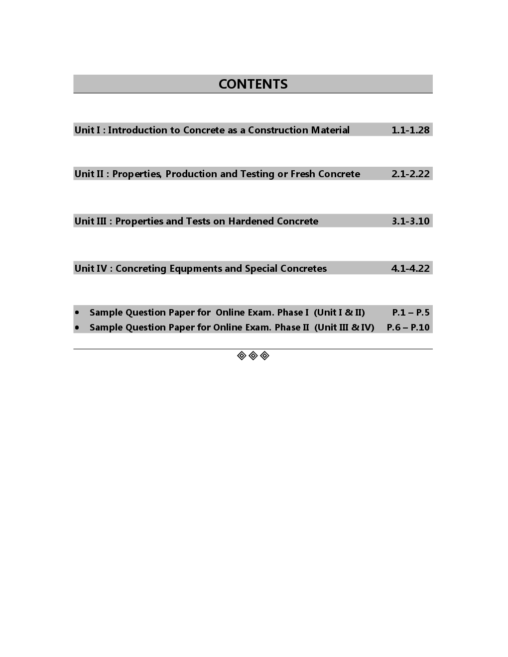 Concrete Technology (MCQ\'s) - Page 5