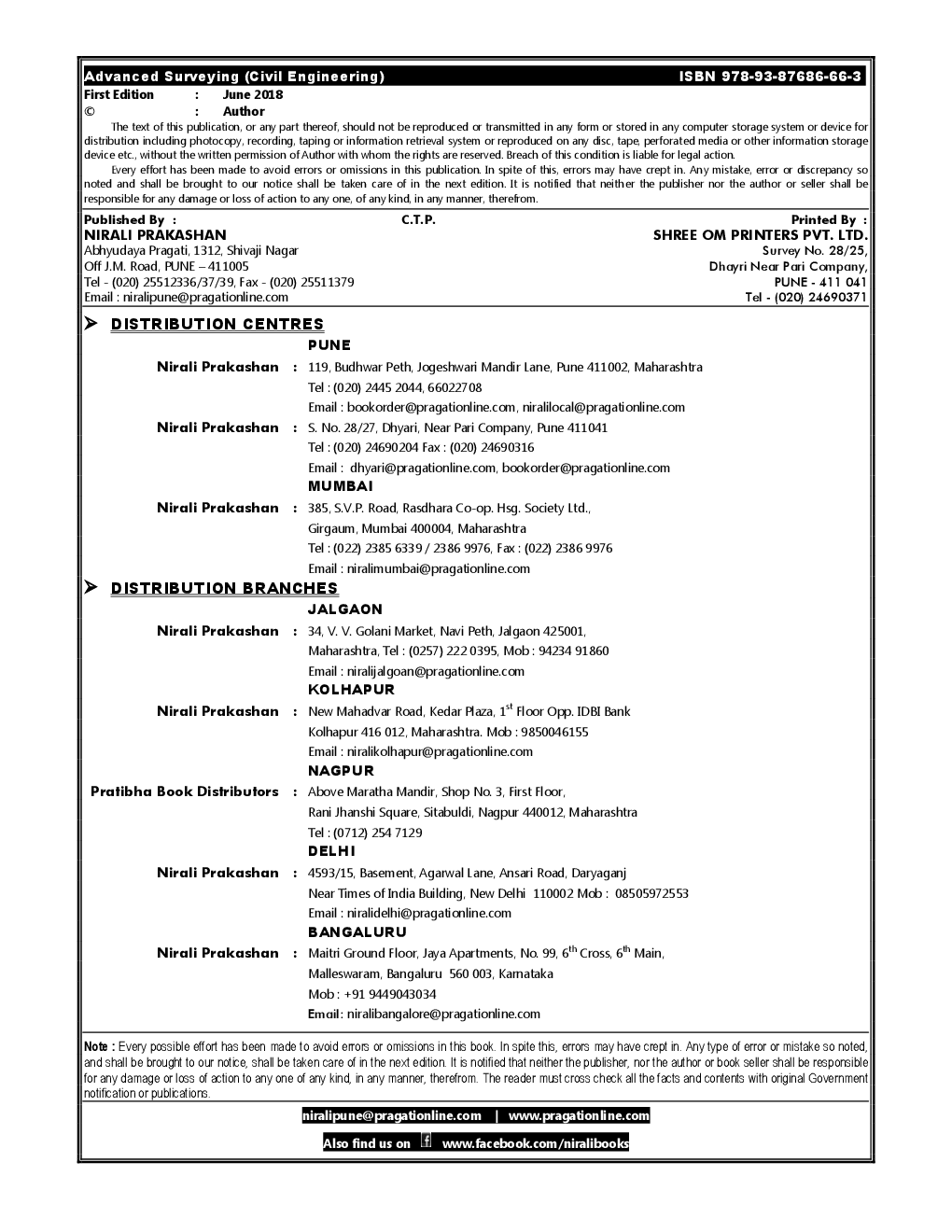 Advanced Surveying (22301) - Page 3
