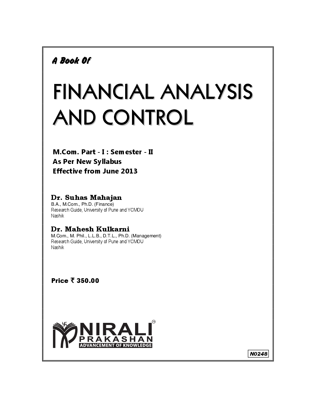 Financial Analysis And Control - Page 2