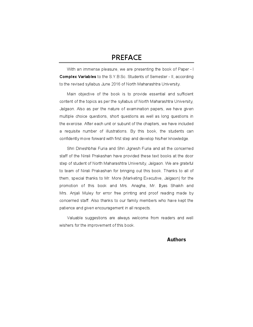 Complex Variables (Mathematics - Paper - I) - Page 4