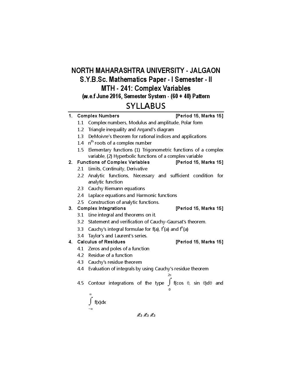 Complex Variables (Mathematics - Paper - I) - Page 5