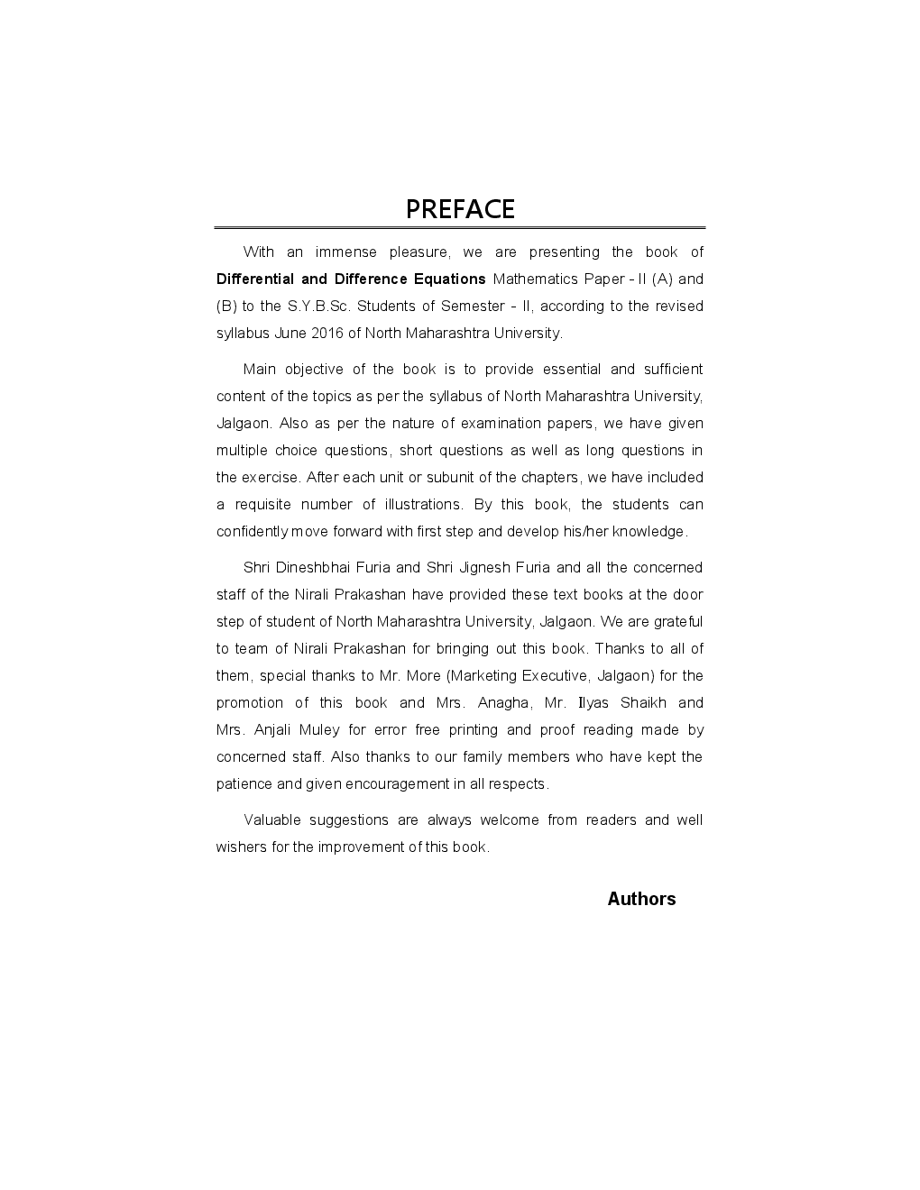 Differential And Difference Equations (Mathematics - Paper - II) - Page 4
