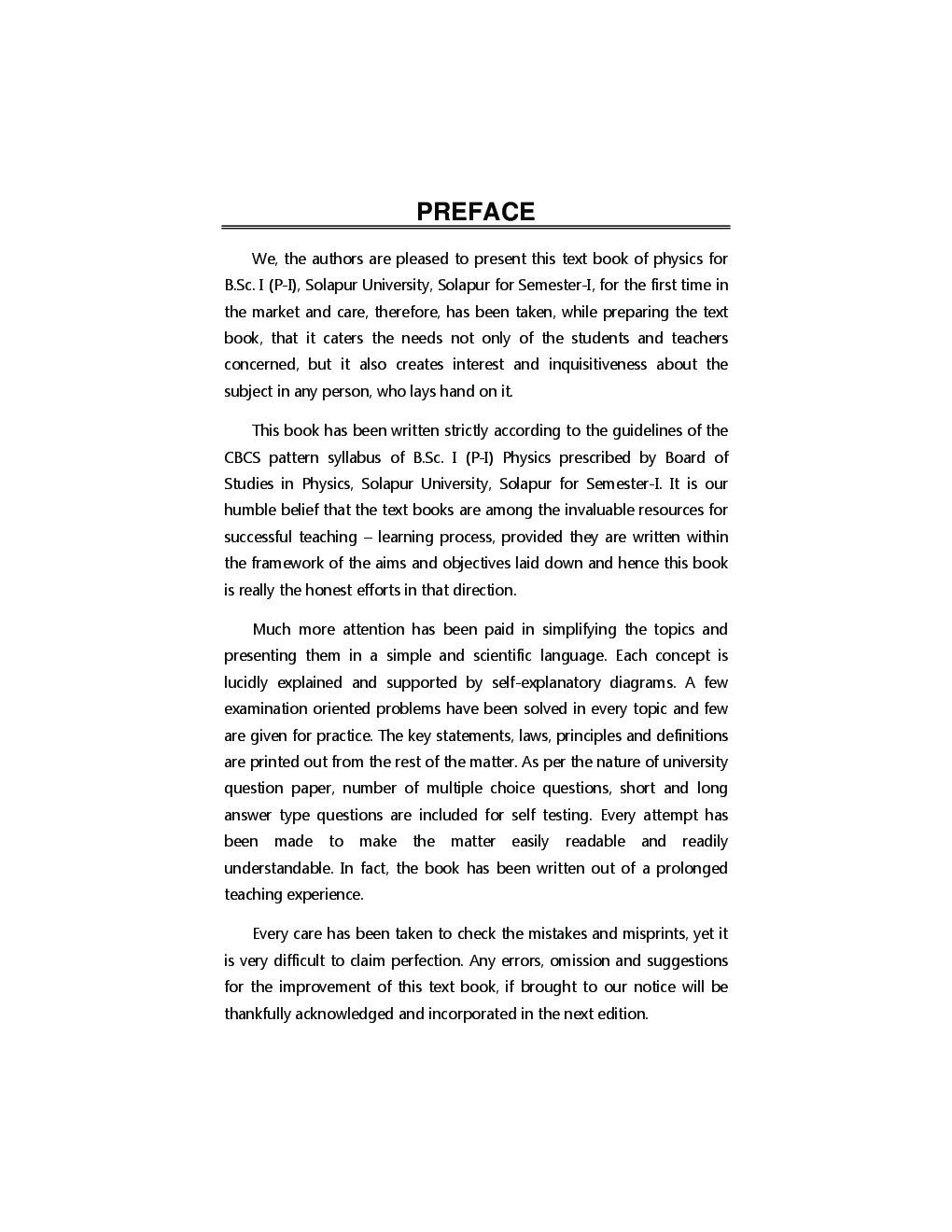 Physics Paper - I (Mechanics & Properties Of Matter) - Page 4