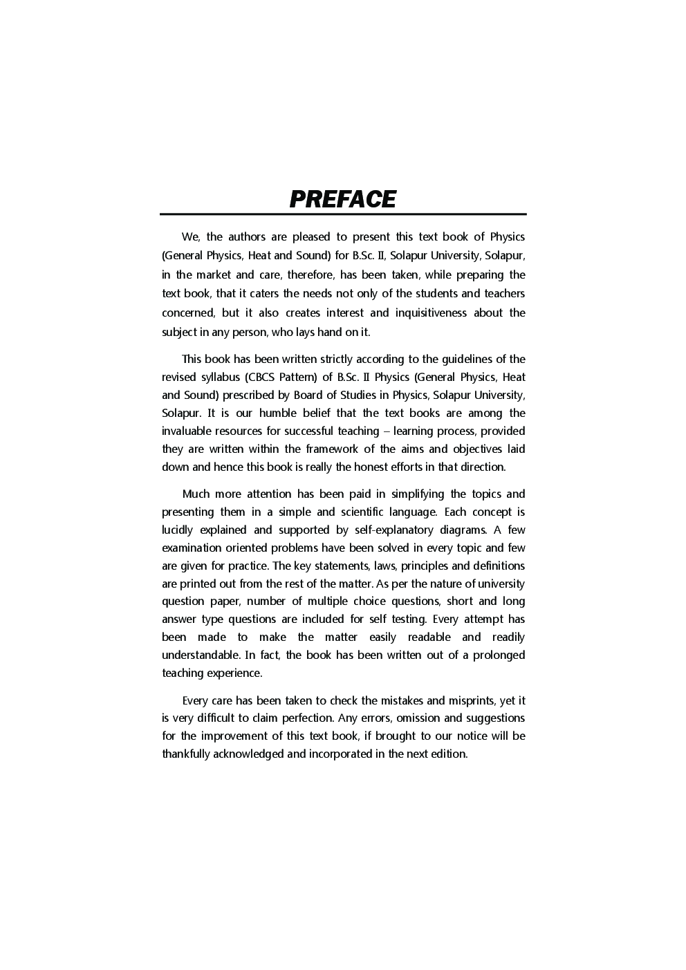 Physics Paper - V General Physics, Heat And Sound - Page 4