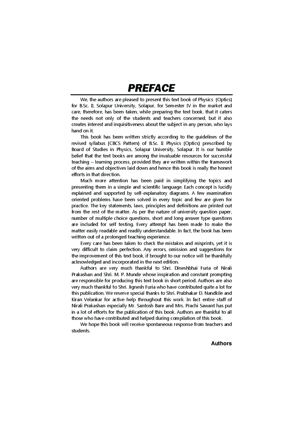 Physics Optics (Paper - VII) - Page 4