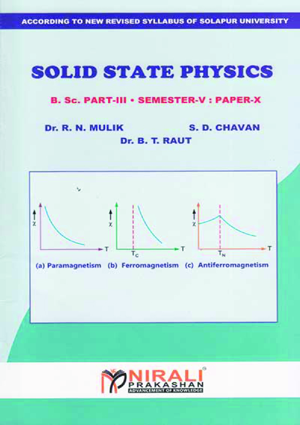 Physics Solid State Physics (Paper - VIII) - Page 1