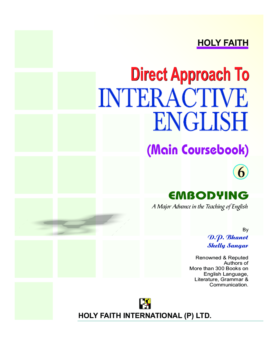 Holy Faith Direct Approach To Interactive English For Class 6 - Page 2