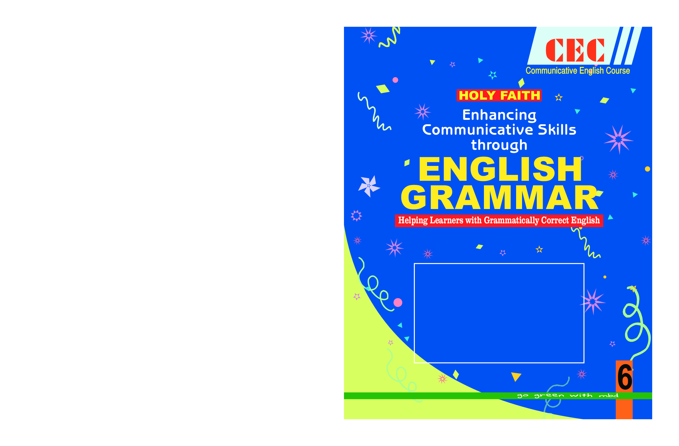 Holy Faith Enhancing Communicative Skills Through English Grammar For Class-6 - Page 1
