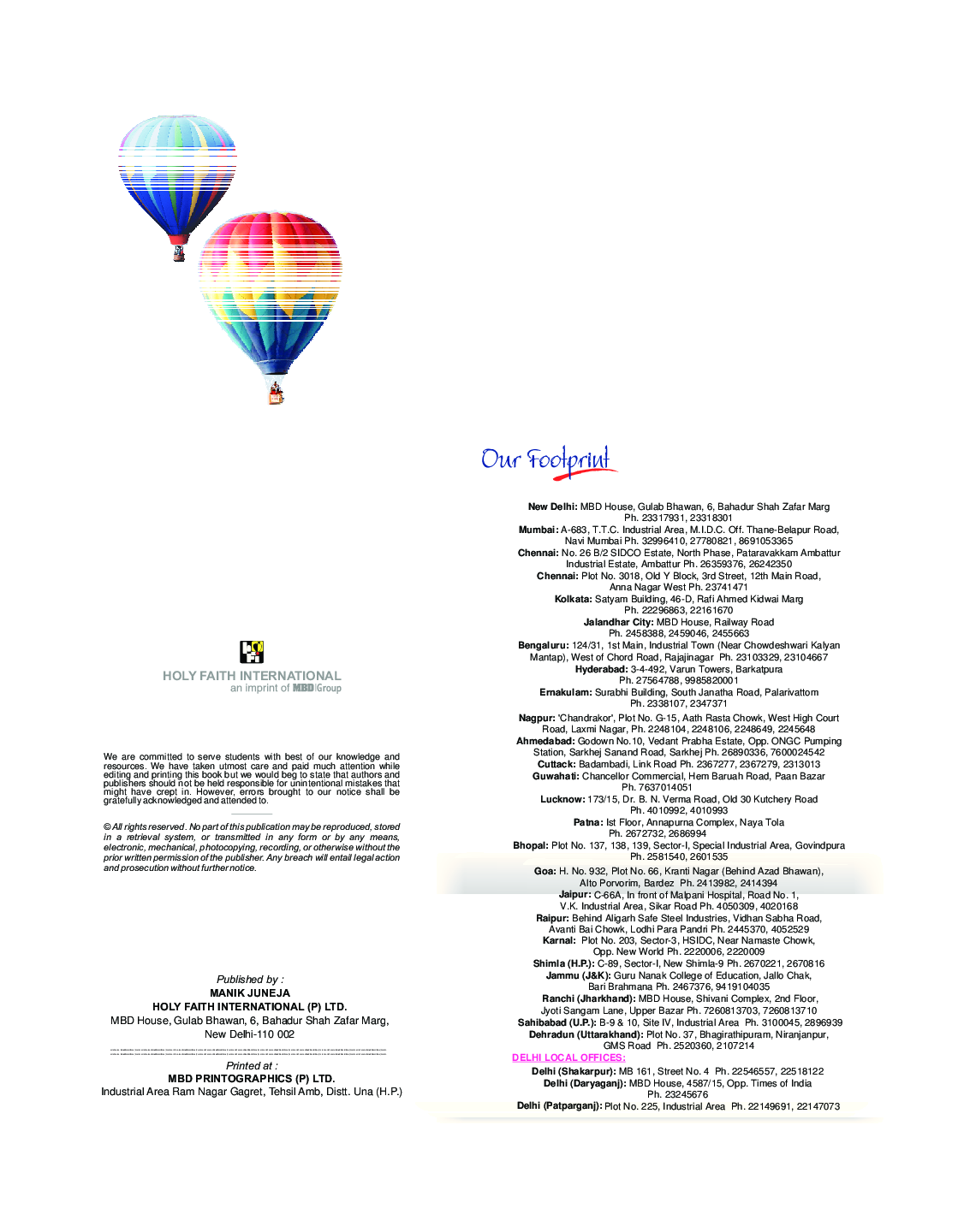 Holy Faith Enhancing Communicative Skills Through English Grammar For Class-6 - Page 3