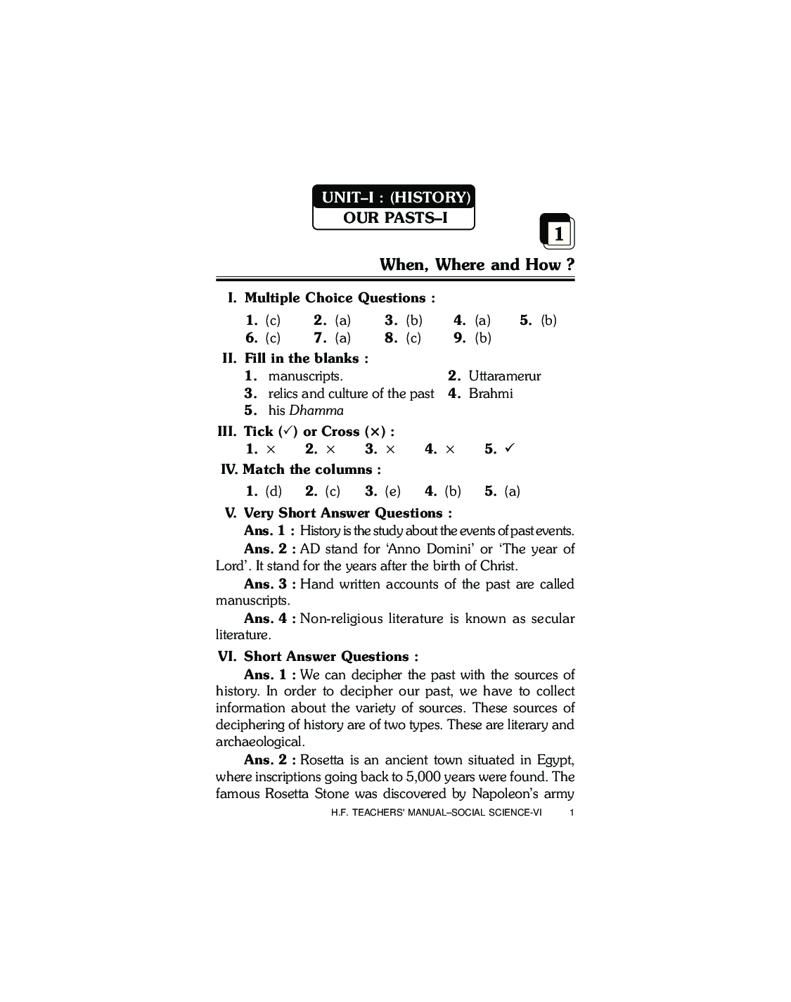 Holy Faith ABC Of Teacher’s Manual Social Science For Class-6 - Page 4