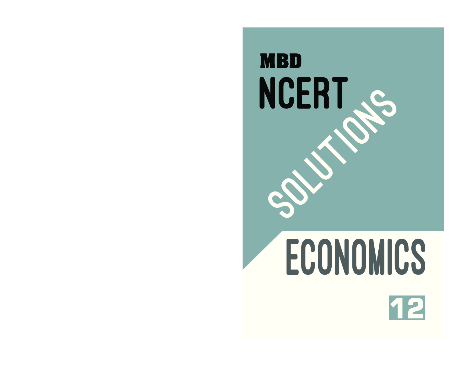 MBD NCERT Solutions Economics For Class-12 - Page 1